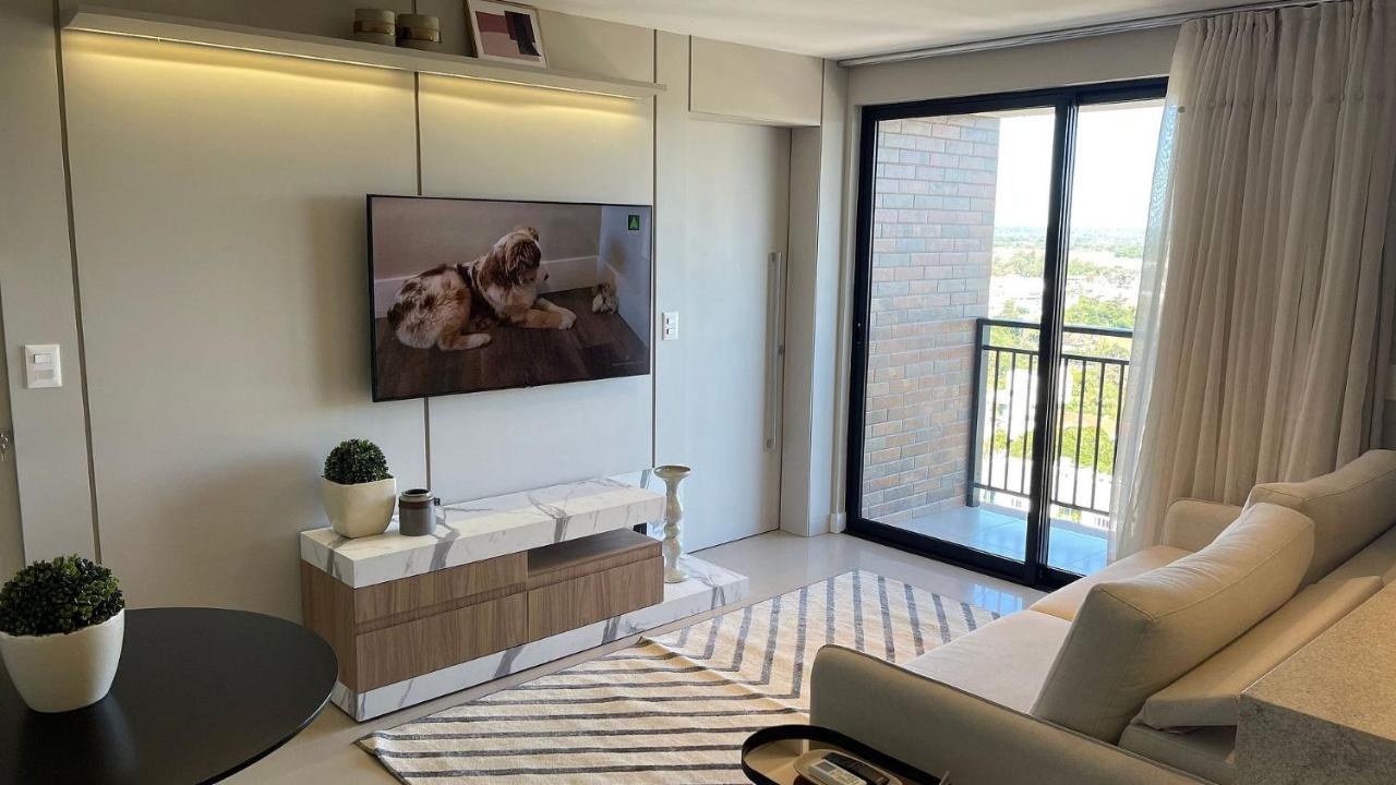 Studio No Ultimo Andar No Centro De Foz Com Vista Para O Rio Parana Apartment Foz do Iguacu Bagian luar foto